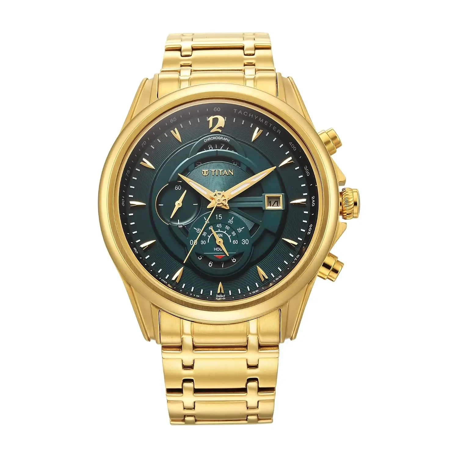 Titan Regalia Premium Green Dial Strap Watch