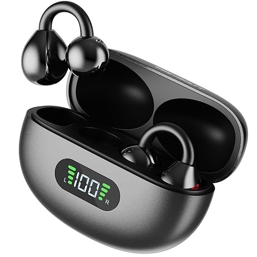 Fire-Boltt Aero Clip OWS Earbud w/Clip-On Fit, Custom EQ, Wireless Bluetooth TWS,50H Playtime,