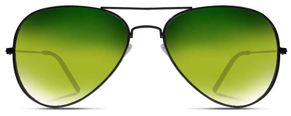 Grass Green with Black Frame Sunglass