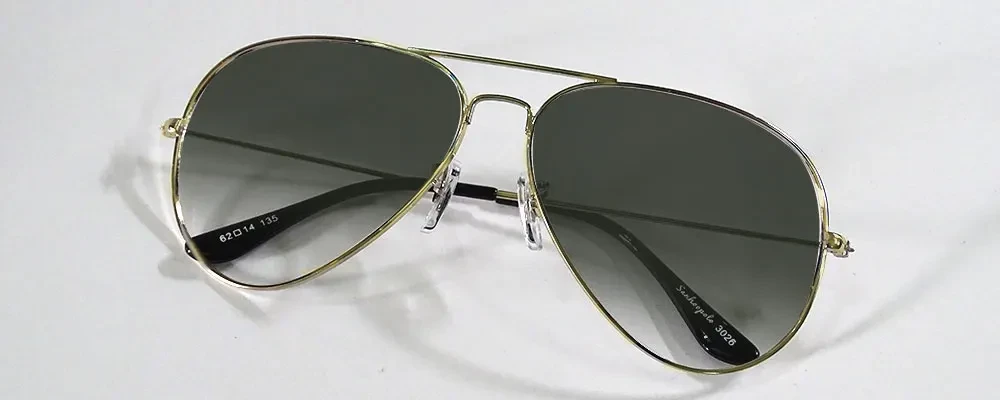 Grey on golden Power Sunglass