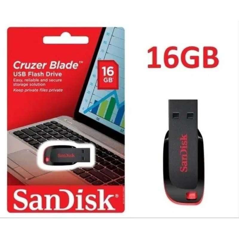 SanDisk Cruzer Blade USB 2.0 Drive 16GB
