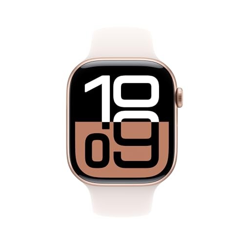 Apple Watch Series 10 [GPS + Cellular 42 mm] Smartwatch with Slate Titanium Case with Black Sport Band- S/M. Fitness Tracker, ECG App, Always-On Retina Display, Water Resistant