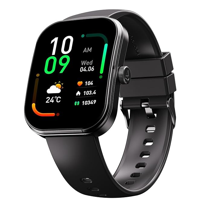 Boat Wave Sigma 3 Curv Smartwatch with 2.01” (5.33 cm) Immersive Curved Display, Metallic Finish, Functional