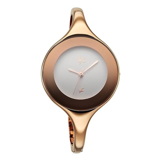 Fastrack Vyb Slayer Quartz Analog White Dial Watch for Women