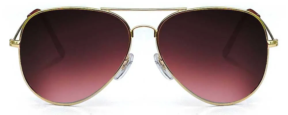 dark Burgundy Gradient Power Sunglass