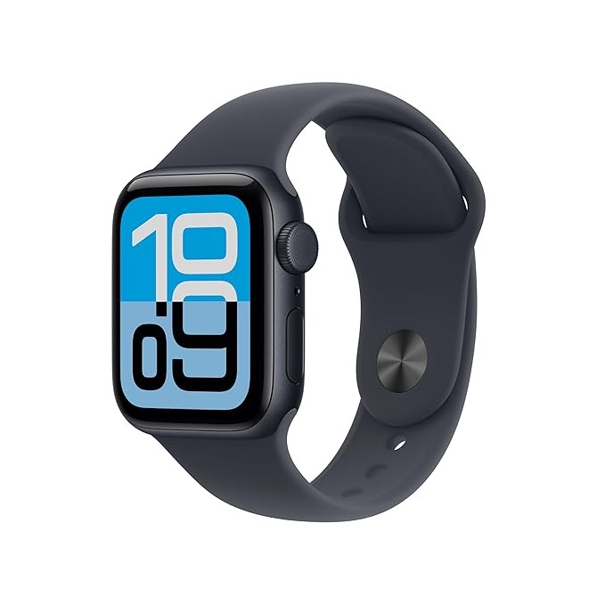 Apple Watch SE 3 GPS + Cellular 40mm Midnight Aluminium Case with Midnight Sport Band - S/M